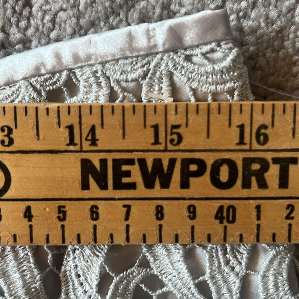 Tahari Gray Formal Suit Lace Sirt Size 8P  NWT - Picture 15 of 16